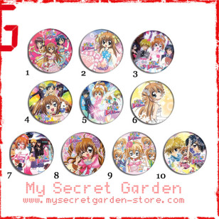 Kirarin Revolution きらりん☆レボリューション Anime Pinback Button Badge Set 1a or 1b( or Hair Ties / 4.4 cm Badge / Magnet / Keychain Set )